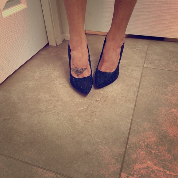 Black crystallized Stiletto’s by Diba - Picture 3 of 8